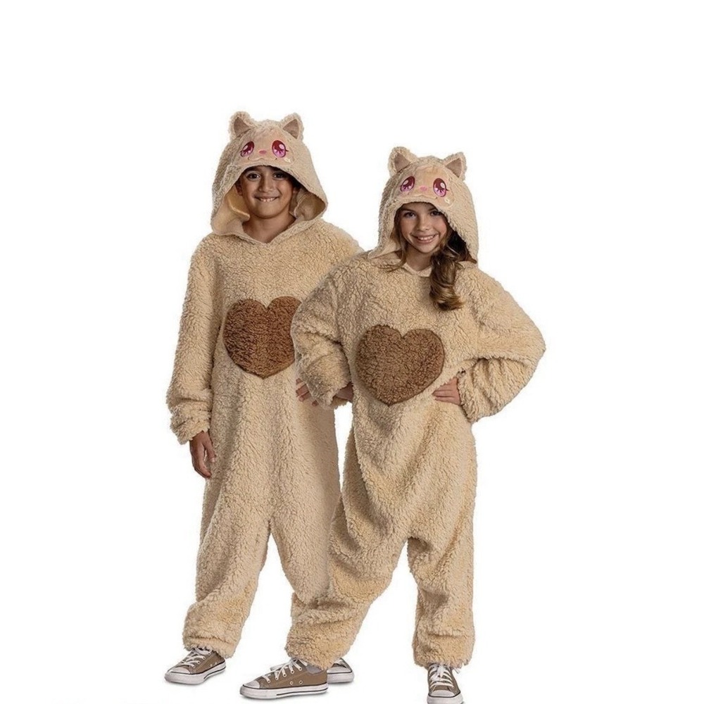 Disguise Kids' Mumu Monster Deluxe Hooded Costume Jumpsuit Sand One‎ Size 8+